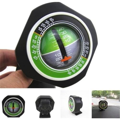 New Professional Car Truck Angle Tilt Indicator Balancer Backlight Slope Meter Gauge