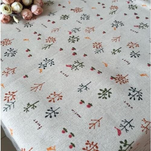 Printed Cotton and linen blend fabric Upholstery Cotton Material for DIY sofa curtain tablecloth home decor cotton fabric