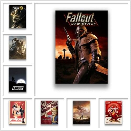 Fallout Game Posters Wall Stickers White Coated Paper Home Decoration High Definition room decoration