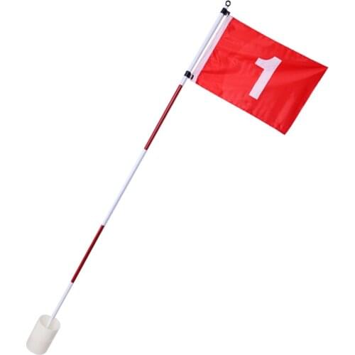 Numbered portable golf flagpole professional garden putting green and hole cup