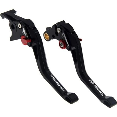 RiderJacky 3D Rhombus Hollow Adjustable NINJA250R Motorcycle Brake Clutch Levers For Kawasaki NINJA 250R 2008-2012 09 2010 2011