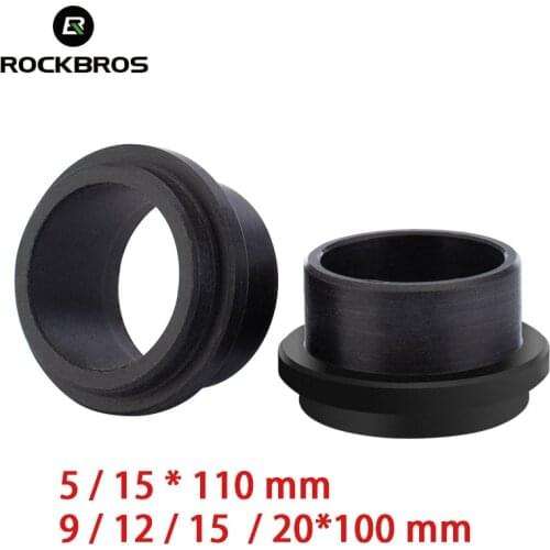 ROCKBROS 1pair 9mm 12mm 15mm 20mm Hub Adapters for Bicycle Roof-Top Car Rack Hub Convertors Bike Carrier Quick Installation
