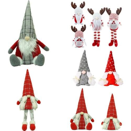 Gnome Doll Christmas Swedish Tomte Home Decor Faceless Doll