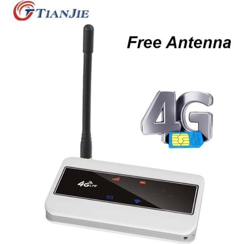 TianJie Mini Hotspot 4G Lte Broadband Mobile Router Wifi Modem 150Mbps Data Wifi Wireless Router LED Display for Travel