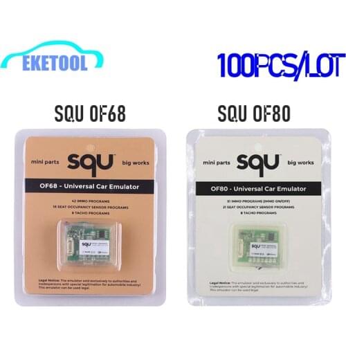 100pcs/Lot Universal Car Emulator SQU OF68 SWU OF80 support IMMO/Seat accupancy sensor/Tacho Programs Mini Parts Big Works