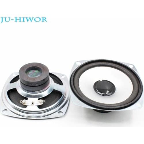 2pcs 4 Ohm 3W Loudspeaker 78MM 3 Inch Square Speaker 32MM Double External Magnetic Black Bright Cap Foam Edge