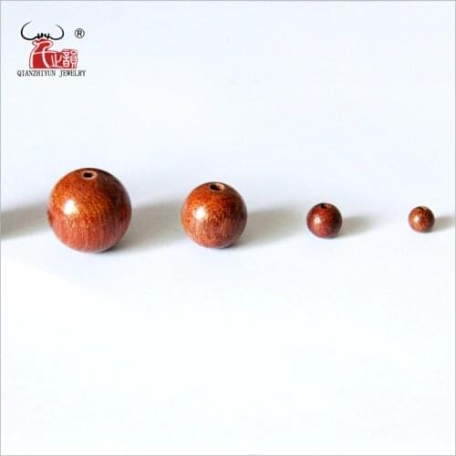 30Pcs/Lot redwood Beads 6mm 8mm 10mm 12mm 15mm 18mm 20mm Round Wooden Beads For Jewelry Making,High-grade Hardwood Beads
