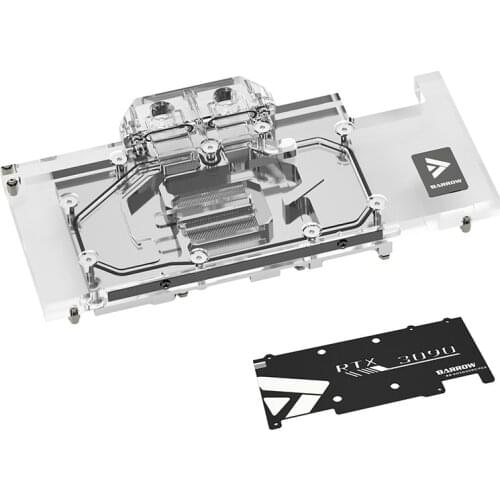 Barrow 3090 3080 GPU Water Block per ZOTAC RTX 3090 3080 X GAMING, copertura completa ARGB GPU Cooler, BS-ZOXG3090-PA2