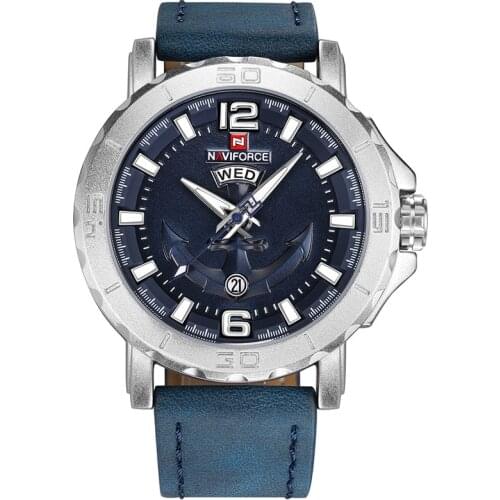 NAVIFORCE New Top Luxury Brand Men for Watch Luxury Quartz Military Sports Man Watch Leather Male Clock Relogio MasculinoStrap