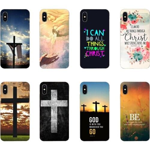 Bible Verse Philippians Jesus Christ Christian Popular Case For iPhone SE2020 11 Plus Pro X XS Max XR 8 7 6S SE 4S 5 5C 5S