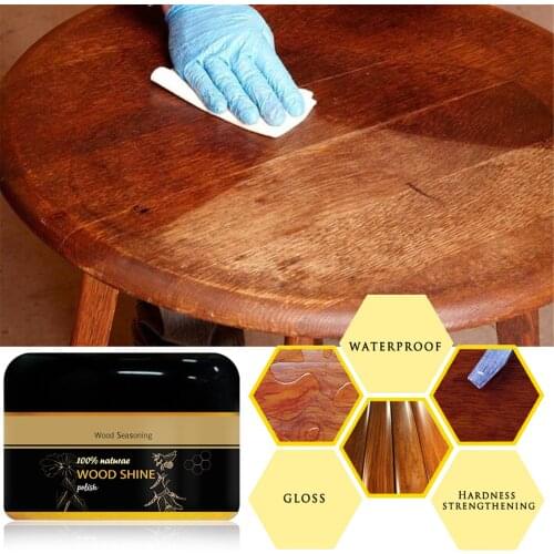 Wood Care Beewax Solid Wood Maintenance Cleaning Polished Care Beeswax Waterproof Wood Furniture Floors Care Polishing Beewax