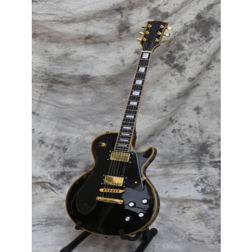 Electric Guitar, Vintage, Handmade,High Quality, Unique,Exquisite,Unusual,Black,Mahogany,Ebony