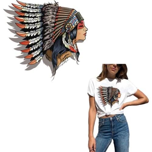 Beautiful Indians Patches For Clothing A-level Washable DIY T-shirt Jeans Iron-On Transfers Decoration Accessory Clothes Sticker
