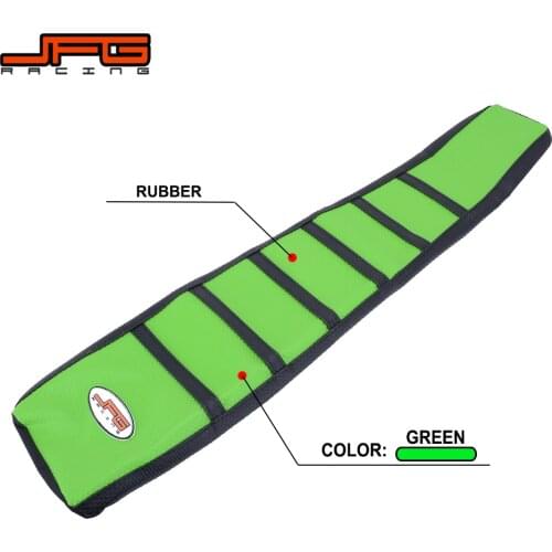 Motorcycle Striped Gripper Soft Seat Cover For KAWASAKI KX65 KX85 KX100 KLX110 KLX250 KLX300 KLX450R KX125 KX250 KX250F KX450F