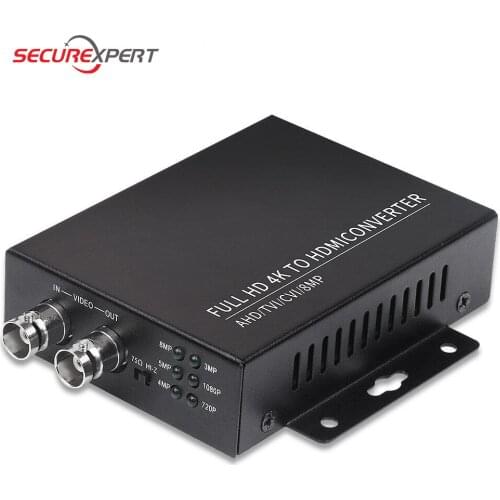 New Full HD 8MP/4K CVI to HDMI Video Converter Support 4MP CVI Camera/1080P CCTV Camera/720P Camera Video Converter