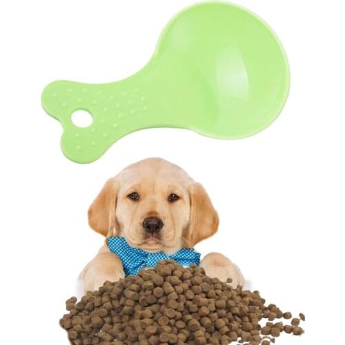 Pet Feeding Shovel Cat Food Thickening Cat Dog Plastic Shovel Pet Feeder Feeding Supplies Puppy Food Scooper Pet accessories