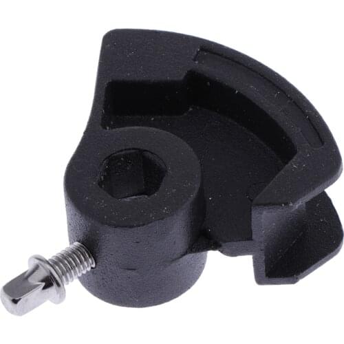 Practical Bass Drum Pedal Double Chain Connector Connecting Accessory, Black