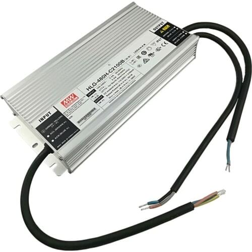 Dimmable Meanwell 480w LED Driver HLG-480H-C2100B for 6pcs cob cxb3590 diy led grow light