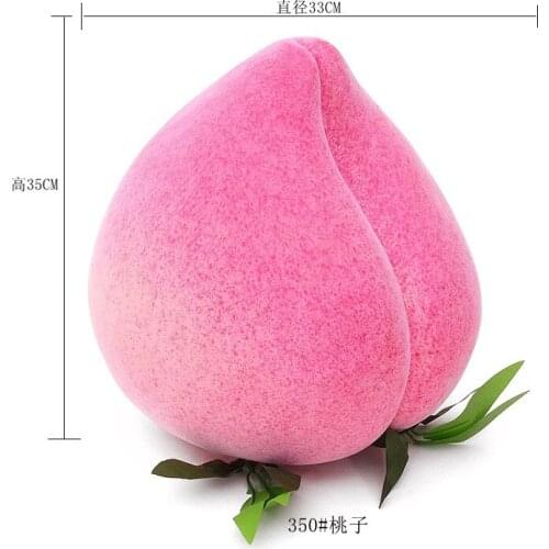 Simulation food toy Lifelike 28cm Pvc Peach Fruit Toy Simulation Food Vegetable Toy House Childrens Toys Accessories Kichen