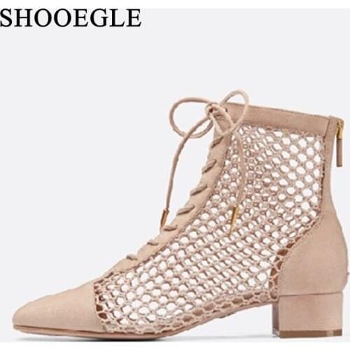 SHOOEGLE Shoes With Medium Heels