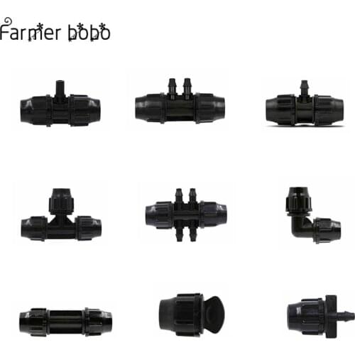 2pcs Hose connector sprinkler irrigation 4 / 7mm barb hose fitting drip irrigation system 8/11 hose connector 8mm to 4mm