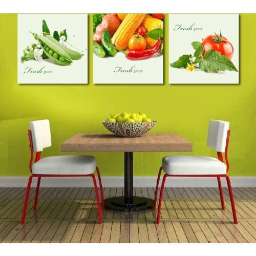 Modern Food Poster Vegetable Fruit Healthy Green Organic Food Print Canvas Picture Art Wall For Kitchen Living Room Decoration