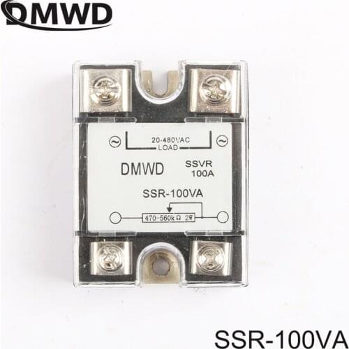 Solid state relay SSR-100VA 100A 470-560K ohm 2W TO 20-480V AC SSR 100VA relay solid state Resistance Regulator