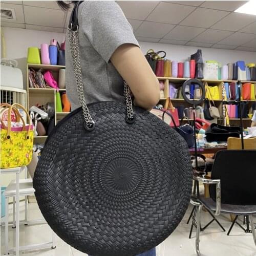 Women New Style Beach Bag EVA Waterproof Style Black And Khaki Color 2021