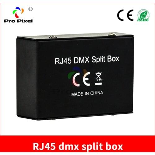 1pc Artnet Dmx Controller 4 Port Converter Rj45 Split Box For Satge Light And Dj Equipment