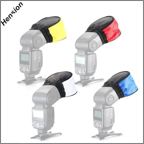 4Color Universal Soft Flash Cloth Bounce Diffuser Softbox for Canon/Nikon/Sony/Pentax/Olympus/GODOX/YONGNUO