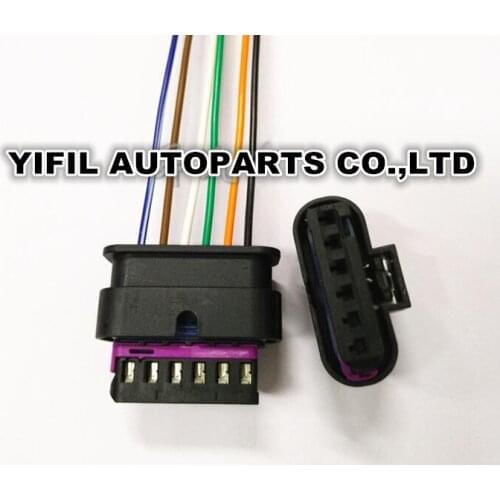 6 Pin/Way Motor Actuator/Door Lock Block Connector For VW Audi,Soft Close Motor/Tail light Wire Harness For BMW 4F0 973 706