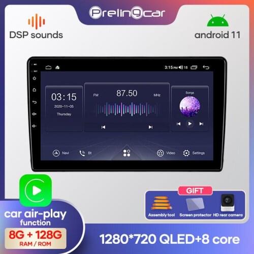 Prelingcar Android10.0 DSP NO 2 din DVD Octa-Core Car Radio Multimedia Video Player GPS Navigation For Hyundai Elantra 2004-2016