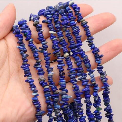 Natural Irregular Gravel Beads Freeform Lapis lazuli Chip Loose Beads for Jewelry Making DIY Necklace Bracelet Accessories 15