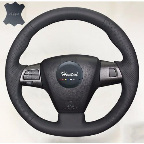 DIY genuine leather Auto Steering Wheel Cover for Toyota Corolla 2011 2012 2013 RAV4 2011 2012 braid on the steering wheel