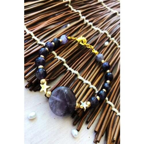 Dr Stone Natural Stone handmade African collection Women amethyst Stone 439746120