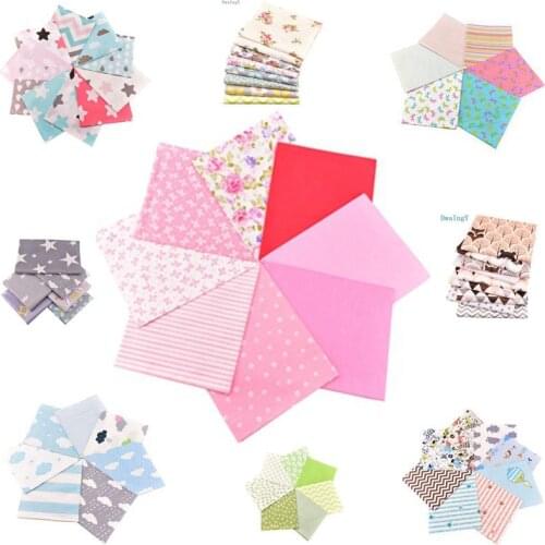 DwaIngY High Quality Will Cotton Fabric For Patchwork DIY Sewing Quilting Quarters Handmade Cloth Doll Material 20*25cm/Piece