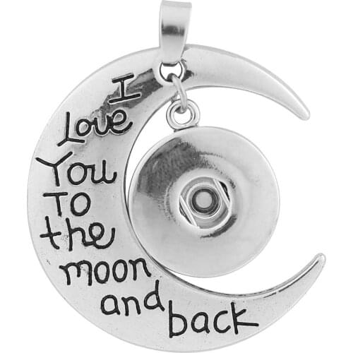 JaynaLee Snaps Pendant without Chain fit 18mm or 20mm Ginger Snaps for women Men gift GJP7006