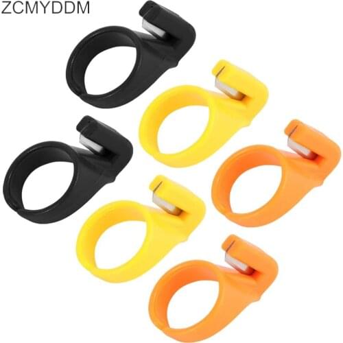 ZCMYDDM Plastic Thimble Sewing Ring Thread Cutter Finger for Blade Embroidery Cross Stitch Handcraft DIY Sewing Thimble Tools