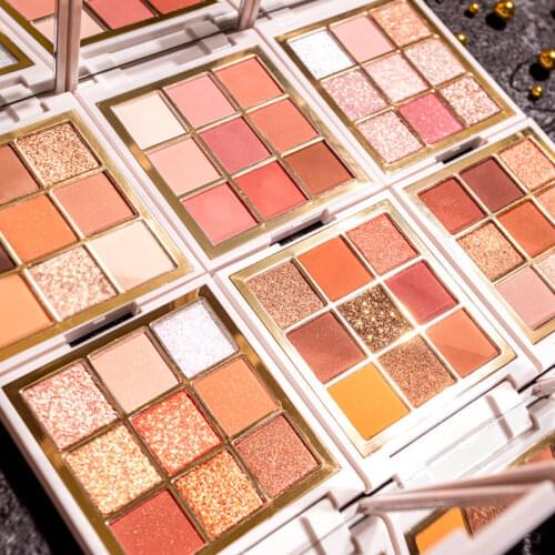 NEW Fashion Eyeshadow Palette 9 Colors Matte Eyeshadow Palette Glitter Eye Shadow Makeup Nude Beauty Make up set Cosmetics