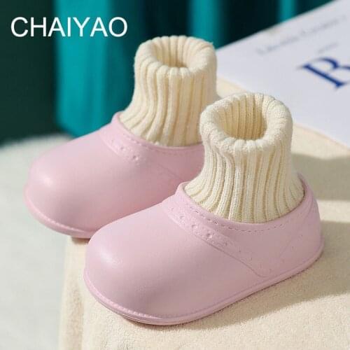 2021 New Warm Winter Kids Slippers Adults Toddler Baby House Shoes Indoor Home Cute Cartoon Horns Furry Moccasin Parent-Child