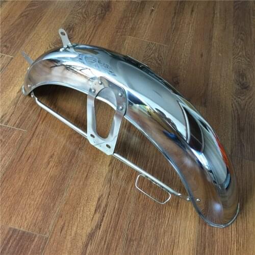 STARPAD For the first Jialing JH70 motorcycle front fender front fender all stainless steel awning free shipping