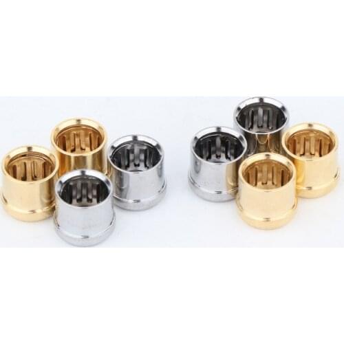 Preffair Rhodium Gold Plated RCA Cap Plug Short-Circuit Socket Phono Connector RCA Shielding jack socket protect cover caps