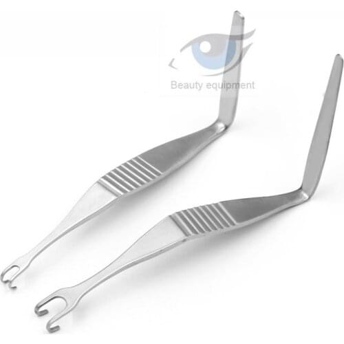 Cosmetic plastic stainless steel puller jaw corner puller double claw plastic puller nose double head puller tool