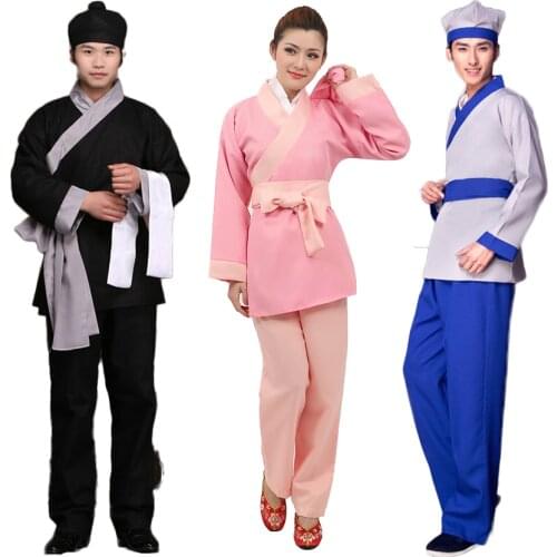 Ancient Chinese Traditional Costumes Adult Hanfu Dress Tang Suit Han Dynasty Scholar Student Drama Stage Wear Performance
