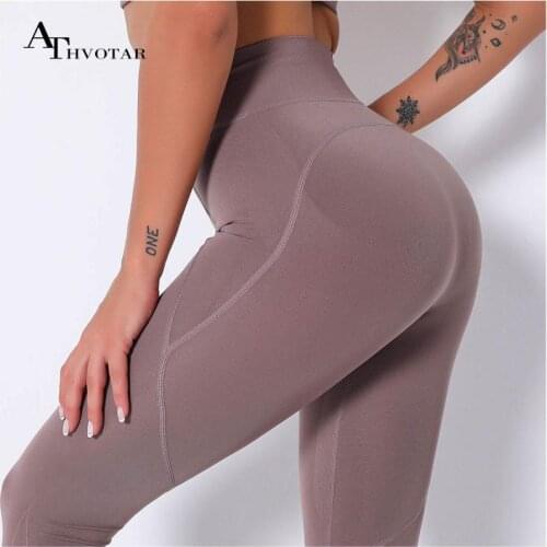 ATHVOTAR Fitness Seamless Leggings High Waist Sport Women Workout Outdoors Fitness Sport Leggings Women Gym Yoga Pants
