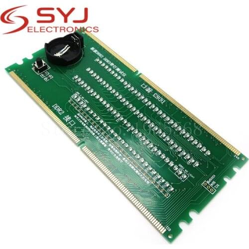 1pcs/lot DDR2 DDR3 illuminated with light tester tester combo desktop In Stock