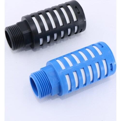 1pcs Pneumatic 6 points 1 inch thread muffler plastic muffler 6 points 1 inch thread