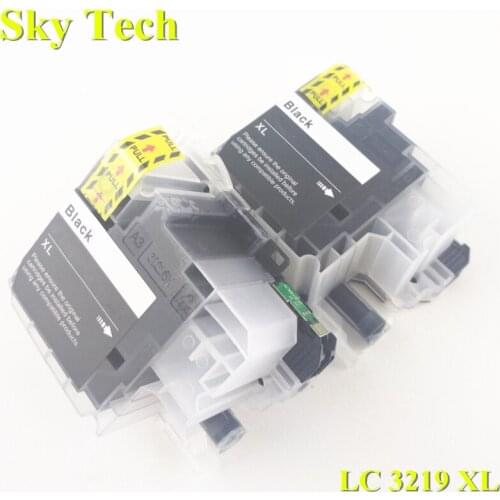 2 BK Compatible Ink cartridge For LC3217 LC3219 XL , For Brother MFC-J5330DW J5335DW J5730DW J5930DW J6530DW J6930DW J6935DW