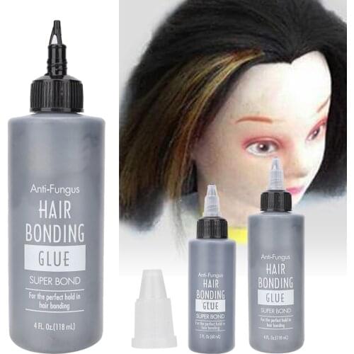 30ml/60ml/118ml Hair Weaving Bonding Glue Anti-Allergy Hair Bonding Glue Hairpiece Wig Hair Extension Gel Glue For Pro Salon