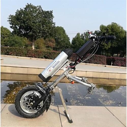 48v 500w Sports Model Wheelchair Electric Handcycle Folding Wheelchair Attachment Hand Cycle Bike WheelChair Conversion Kits